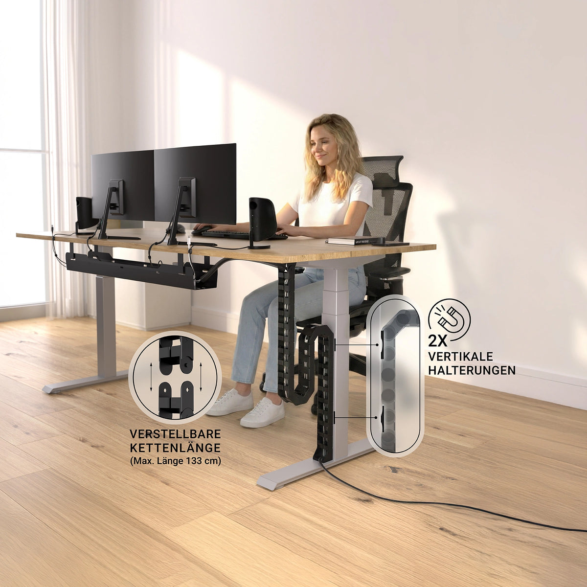 Kabelkette für den Schreibtisch - Ultimate Setup