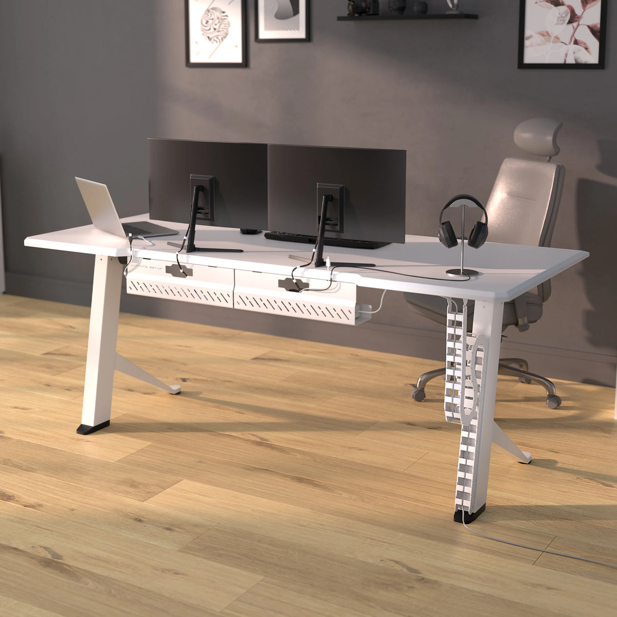 Kabelkette für den Schreibtisch - Ultimate Setup