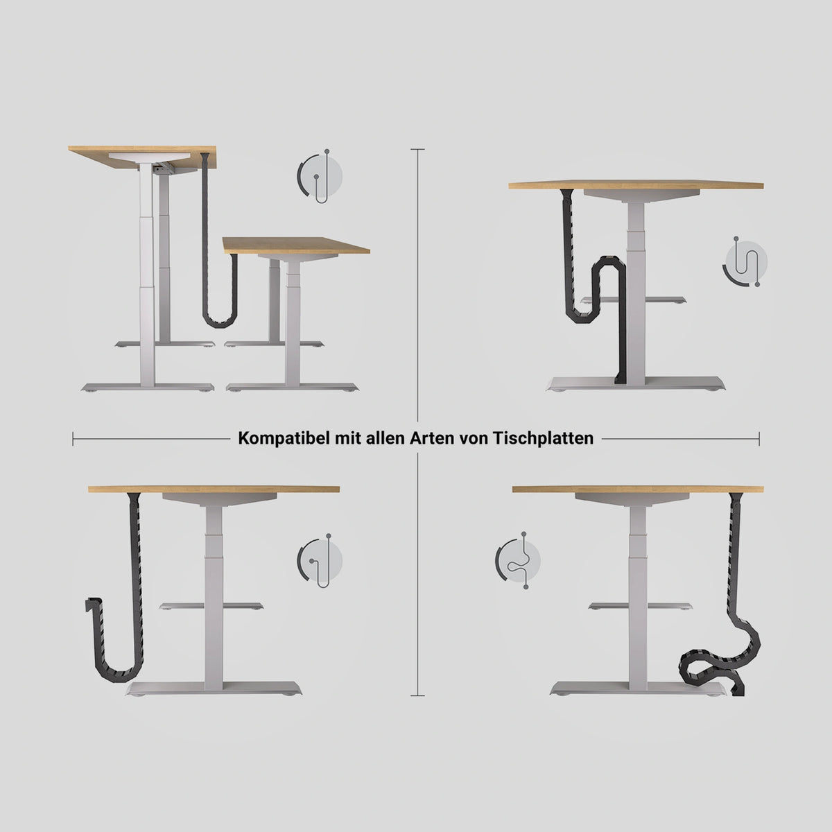 Kabelkette für den Schreibtisch - Ultimate Setup