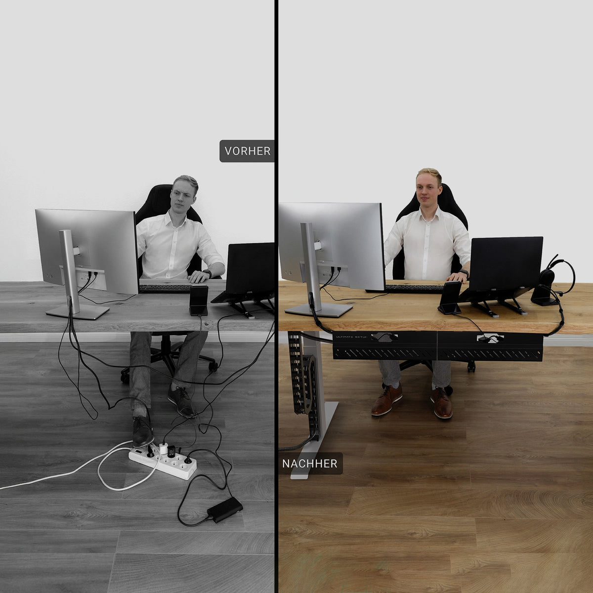 Kabelkette für den Schreibtisch - Ultimate Setup