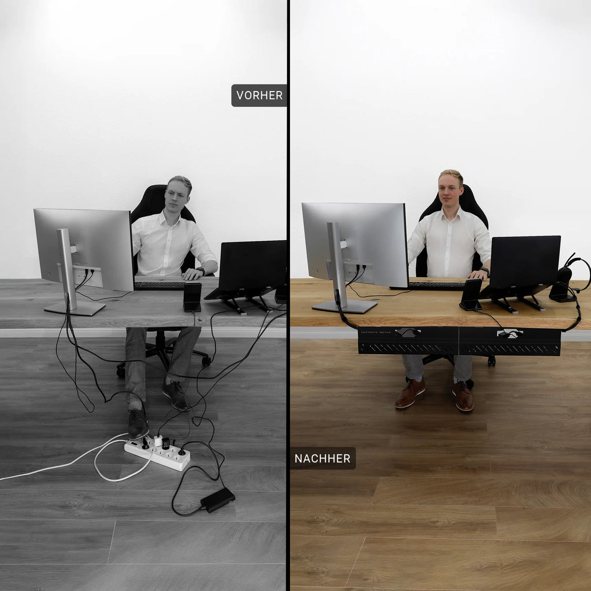 Kabelkanal für den Schreibtisch - Ultimate Setup