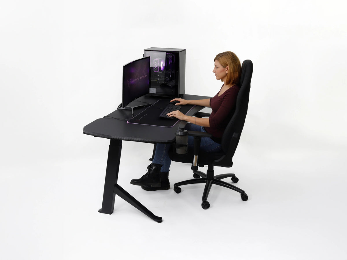 Höhenverstellbarer Gaming-Schreibtisch - Ultimate Setup