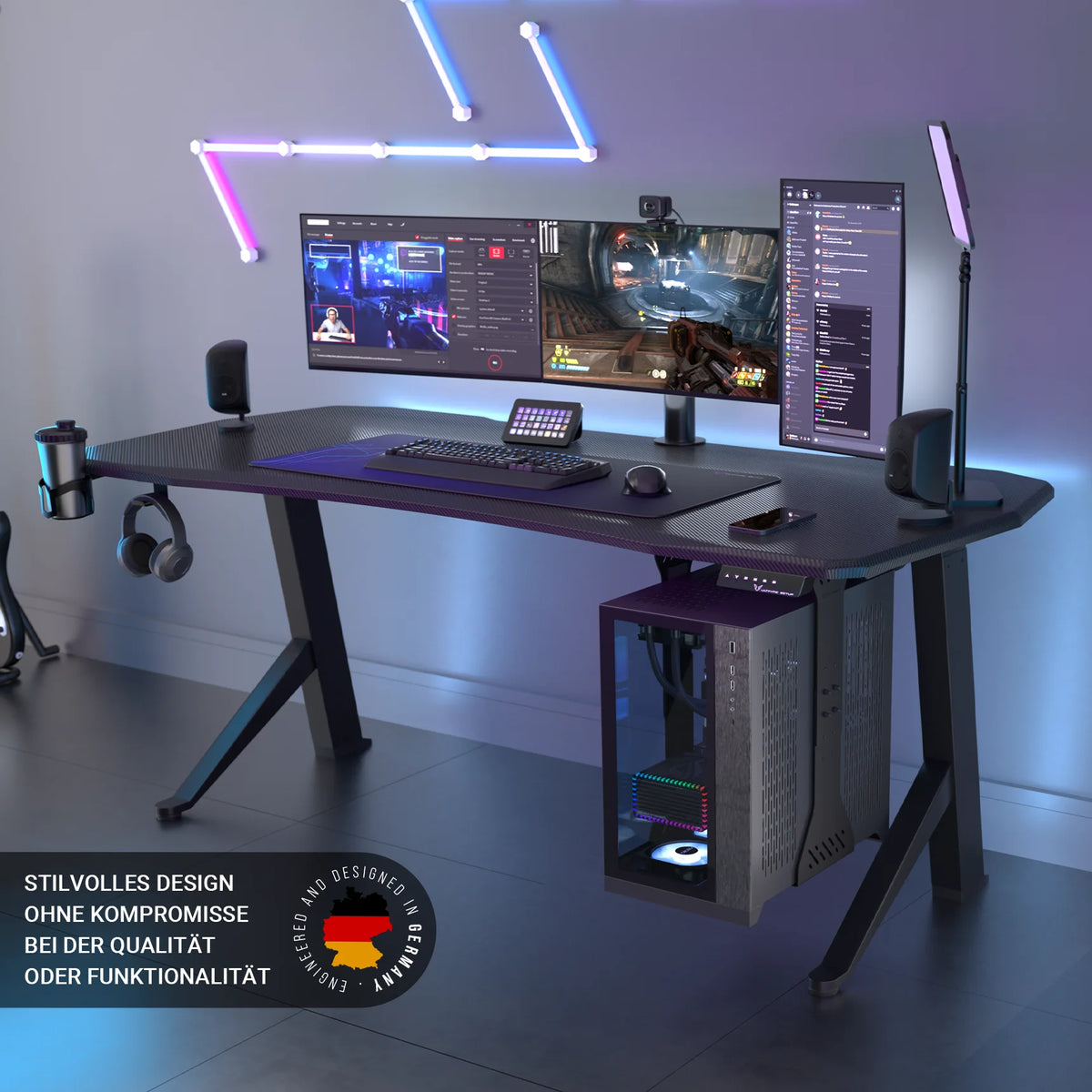 PC-Halter für den Schreibtisch - Ultimate Setup