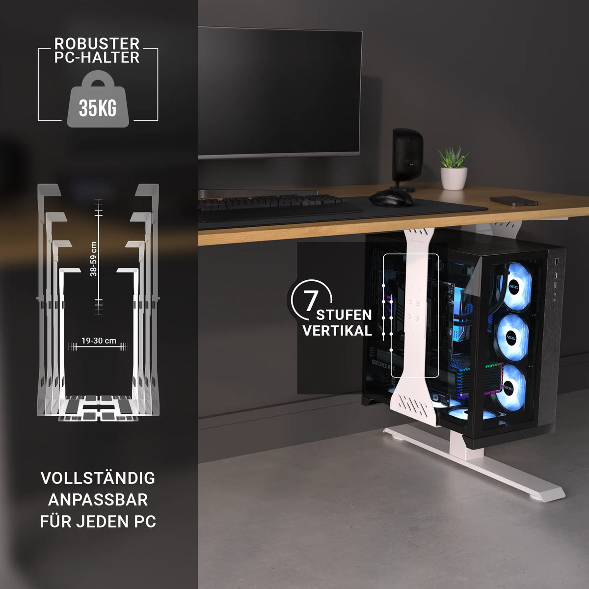 PC-Halter für den Schreibtisch - Ultimate Setup